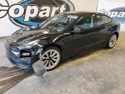 Salvage cars for sale at Lebanon, TN auction: 2022 Tesla Model 3