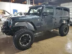 Salvage cars for sale at Blaine, MN auction: 2008 Jeep Wrangler Unlimited Rubicon