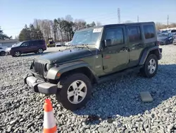 Salvage cars for sale at Mebane, NC auction: 2008 Jeep Wrangler Unlimited Sahara