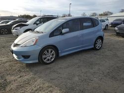 Salvage cars for sale at Sacramento, CA auction: 2009 Honda FIT Sport