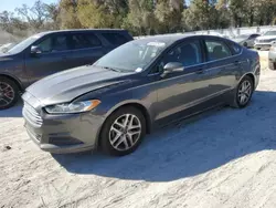 Salvage cars for sale at Ocala, FL auction: 2016 Ford Fusion SE