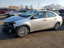 Salvage cars for sale at Moraine, OH auction: 2017 Toyota Corolla L