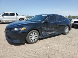 Salvage cars for sale at Houston, TX auction: 2018 Toyota Camry L