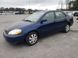 Salvage cars for sale at Dunn, NC auction: 2007 Toyota Corolla CE