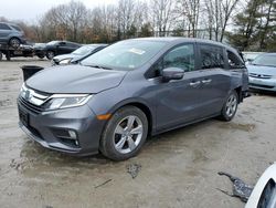 Salvage cars for sale at North Billerica, MA auction: 2020 Honda Odyssey EXL