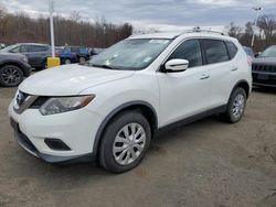 Salvage cars for sale at East Granby, CT auction: 2016 Nissan Rogue S