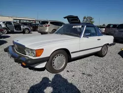 Salvage cars for sale at Riverview, FL auction: 1987 Mercedes-Benz 560 SL