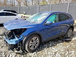 Salvage cars for sale at Waldorf, MD auction: 2022 Ford Escape SEL