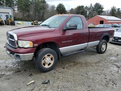 Salvage cars for sale at Mendon, MA auction: 2003 Dodge RAM 2500 ST