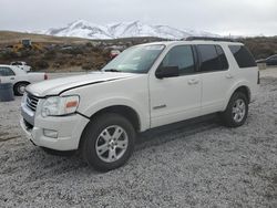 Salvage cars for sale at Reno, NV auction: 2008 Ford Explorer XLT