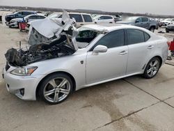 Salvage cars for sale at Grand Prairie, TX auction: 2011 Lexus IS 250