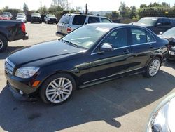 Salvage cars for sale at San Martin, CA auction: 2009 Mercedes-Benz C300