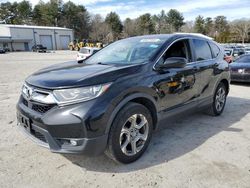 Salvage cars for sale at Mendon, MA auction: 2017 Honda CR-V EXL