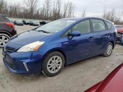 Salvage cars for sale at Leroy, NY auction: 2012 Toyota Prius V