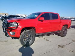 Salvage trucks for sale at Grand Prairie, TX auction: 2016 Chevrolet Colorado Z71