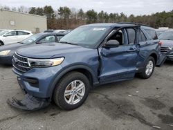 Salvage cars for sale at Exeter, RI auction: 2021 Ford Explorer XLT