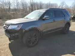 Salvage cars for sale at East Granby, CT auction: 2017 Ford Explorer XLT