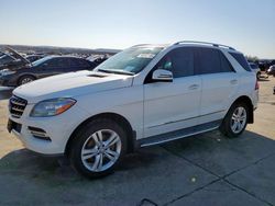 Salvage cars for sale at Grand Prairie, TX auction: 2015 Mercedes-Benz ML 350 4matic