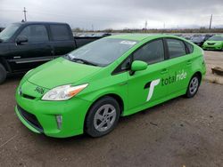 Salvage cars for sale at Tucson, AZ auction: 2015 Toyota Prius