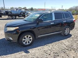 Toyota Highlander Base salvage cars for sale: 2013 Toyota Highlander Base