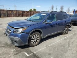 Carros salvage a la venta en subasta: 2020 Subaru Outback Premium