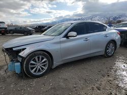 Salvage cars for sale at Magna, UT auction: 2014 Infiniti Q50 Base