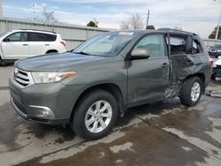 Toyota Highlander Base salvage cars for sale: 2012 Toyota Highlander Base