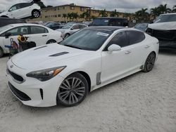 Carros salvage a la venta en subasta: 2018 KIA Stinger Premium