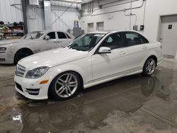 Salvage cars for sale at Ottawa, ON auction: 2012 Mercedes-Benz C 250 4matic