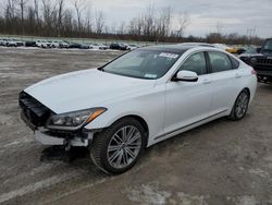 Salvage cars for sale at Leroy, NY auction: 2018 Genesis G80 Base