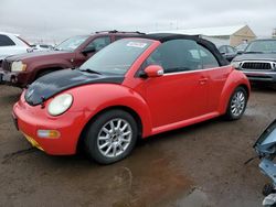 Volkswagen Beetle salvage cars for sale: 2004 Volkswagen New Beetle GLS