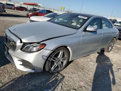 Salvage cars for sale at Cahokia Heights, IL auction: 2018 Mercedes-Benz E 400 4matic