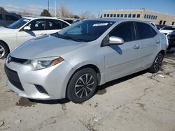 Toyota salvage cars for sale: 2015 Toyota Corolla L