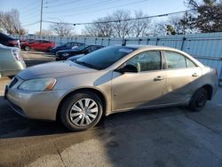 Salvage cars for sale at Moraine, OH auction: 2008 Pontiac G6 Value Leader