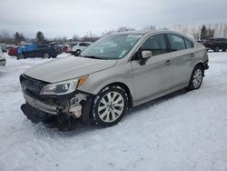 Salvage cars for sale at Central Square, NY auction: 2015 Subaru Legacy 2.5I Premium