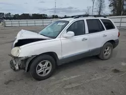 Salvage cars for sale at Dunn, NC auction: 2003 Hyundai Santa FE GLS