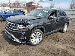 Salvage cars for sale at New Britain, CT auction: 2020 Volkswagen Atlas Cross Sport SE