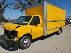 Salvage trucks for sale at Riverview, FL auction: 2023 GMC Savana Cutaway G3500