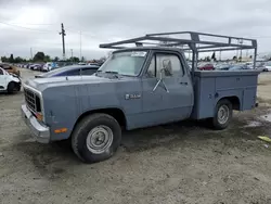 Salvage trucks for sale at Los Angeles, CA auction: 1985 Dodge D-SERIES D100