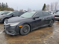 Salvage cars for sale at Bowmanville, ON auction: 2017 Honda Civic Touring