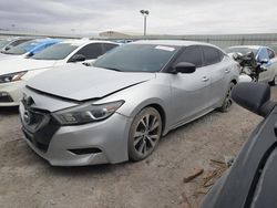 Salvage cars for sale at Las Vegas, NV auction: 2017 Nissan Maxima 3.5S