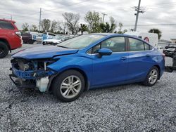 Salvage cars for sale at Riverview, FL auction: 2016 Chevrolet Cruze LT