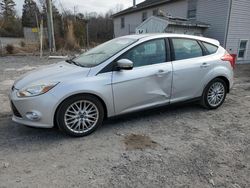 Salvage cars for sale at York Haven, PA auction: 2012 Ford Focus SEL