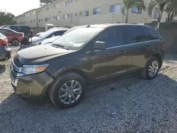 Salvage cars for sale at Opa Locka, FL auction: 2011 Ford Edge Limited