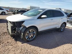 Salvage cars for sale at Phoenix, AZ auction: 2016 Ford Edge Titanium