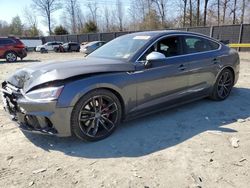 Salvage cars for sale at Waldorf, MD auction: 2018 Audi S5 Prestige