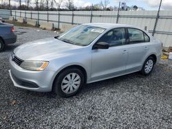 Salvage cars for sale at Spartanburg, SC auction: 2011 Volkswagen Jetta Base