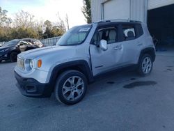 Salvage cars for sale at Savannah, GA auction: 2015 Jeep Renegade Limited