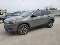 Salvage cars for sale at Wilmer, TX auction: 2019 Jeep Cherokee Latitude Plus