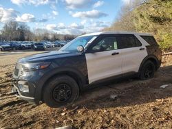 Salvage cars for sale at North Billerica, MA auction: 2020 Ford Explorer Police Interceptor